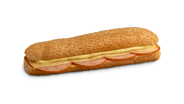 Premium Hähnchenbrust Sesam Baguette Kartoninhalt 12 Stück
