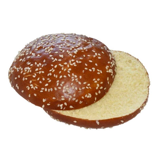 Brezel-Brioche Burger mit Sesam 80 g
