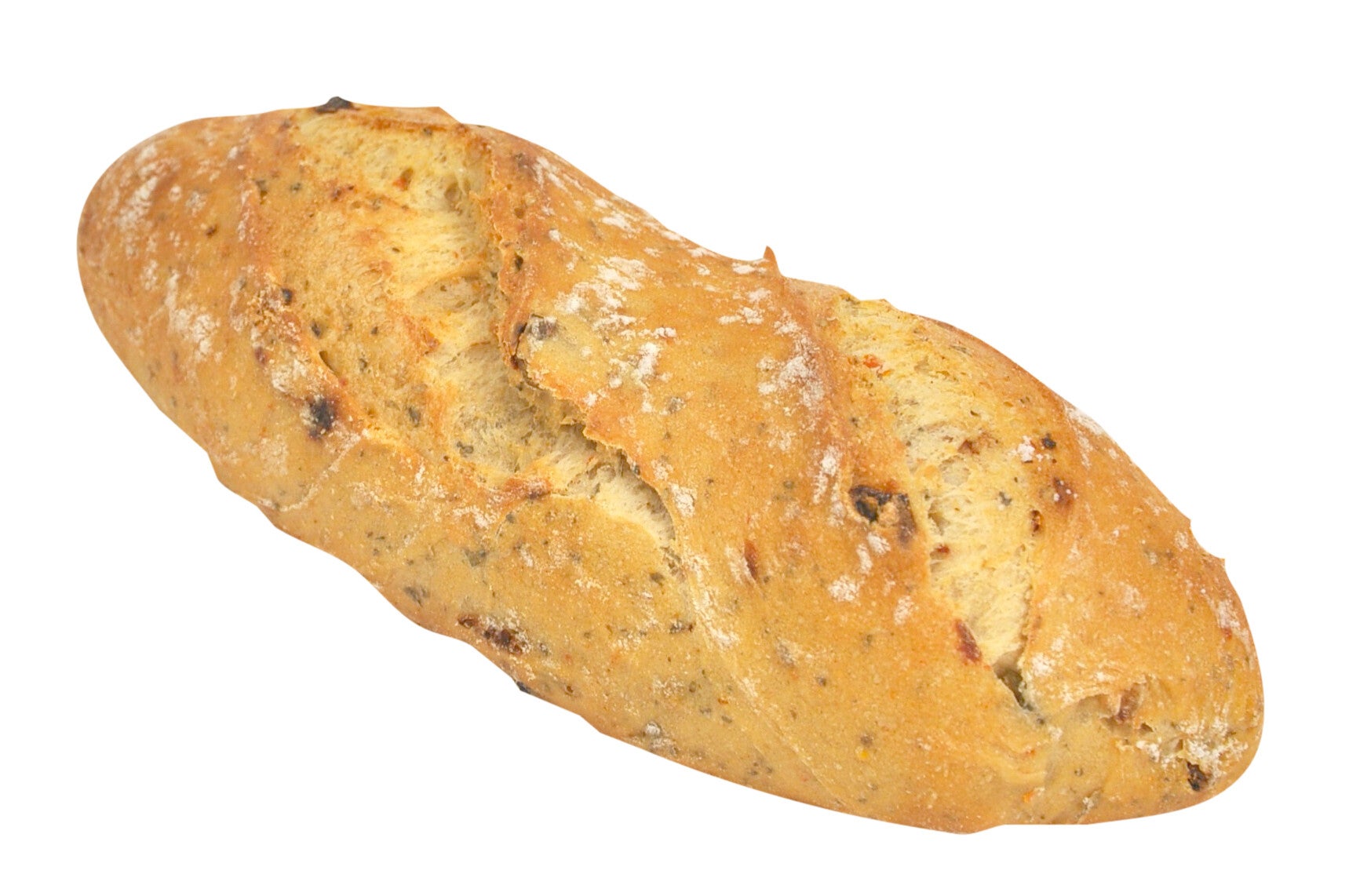 Grillbaguette mit Olive-Tomate