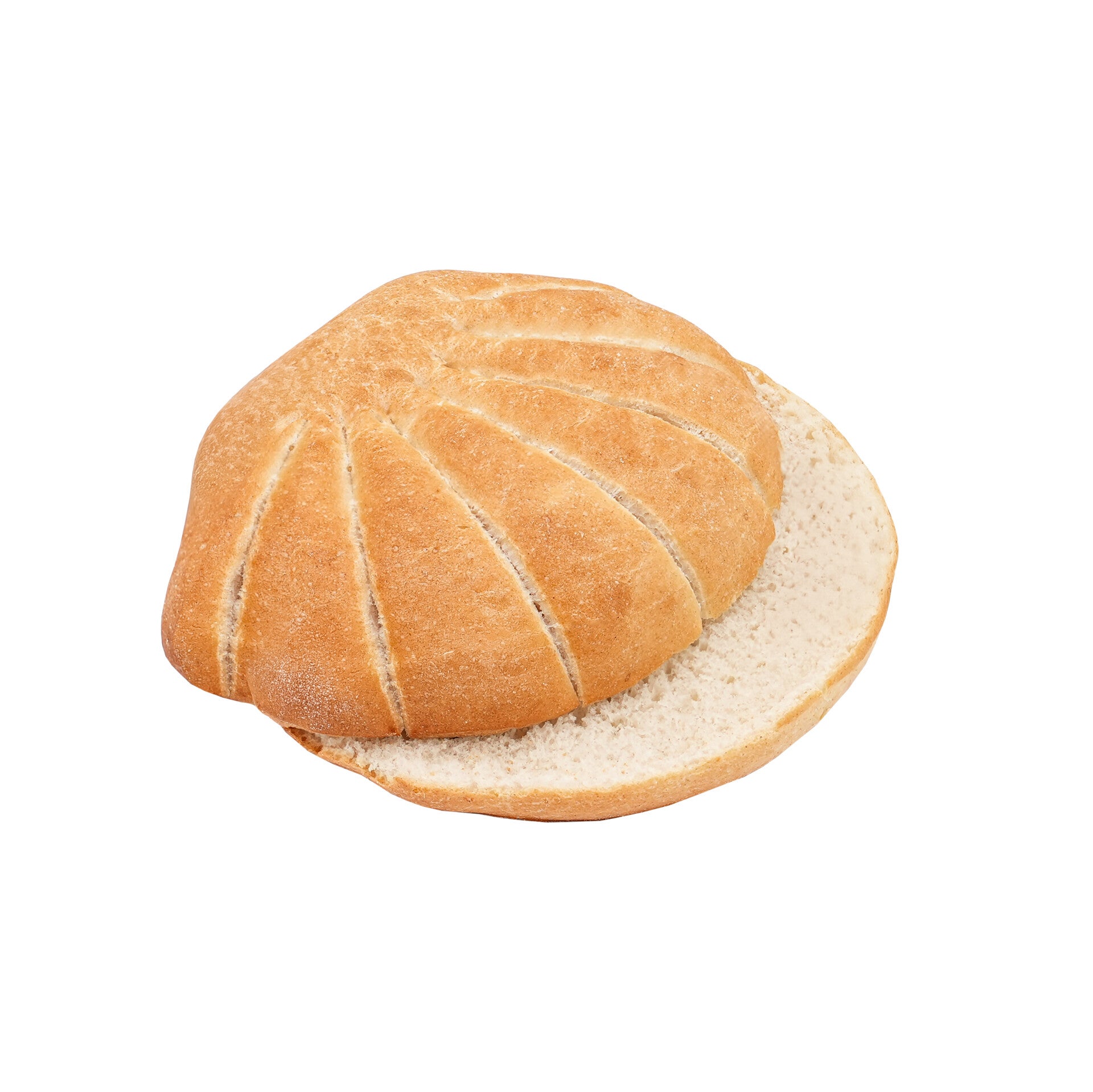Muschelbrötchen mit Sandwichschnitt