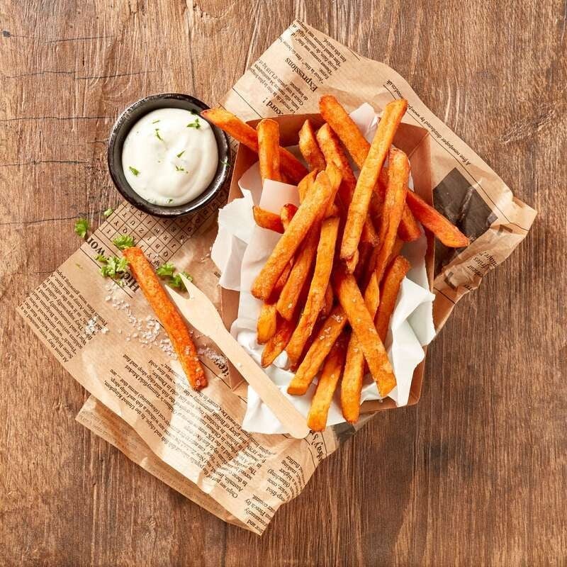 WERNSING Coated Süsskartoffel-Pommes, Sweet Potato Fries