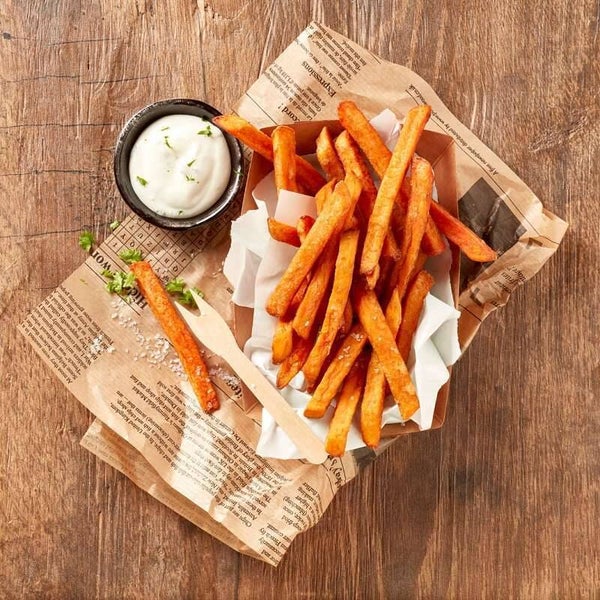 WERNSING Coated Süsskartoffel-Pommes, Sweet Potato Fries