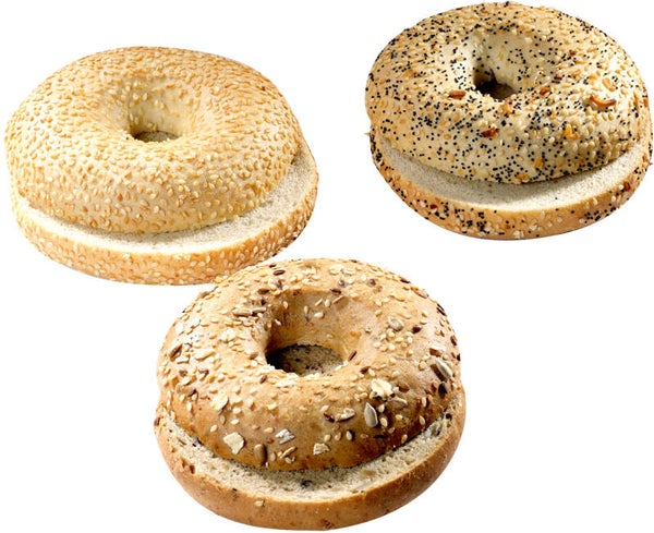 Bagel-Mischkiste, vorgeschnitten