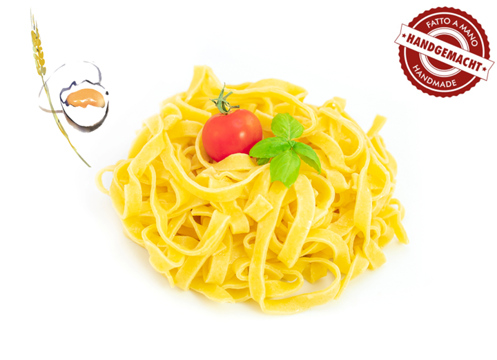 Tagliatelle (7mm) mit Ei, handgemacht, 500 g frische Pasta