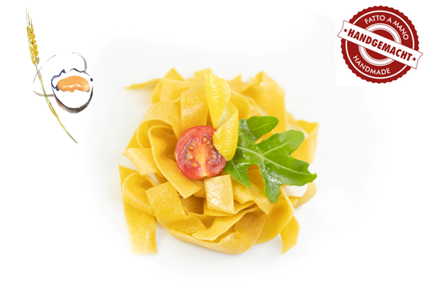 Pappardelle (16mm) mit Ei, handgemacht, 500 g frische Pasta