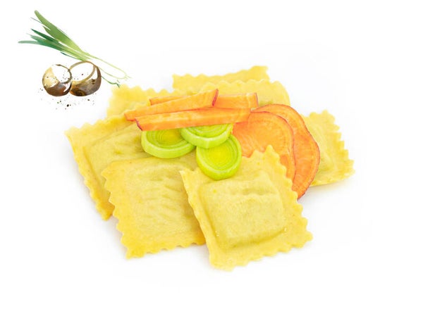 Agnolotti mit Süsskartoffel & Lauch-Füllung, 500 g frische Pasta