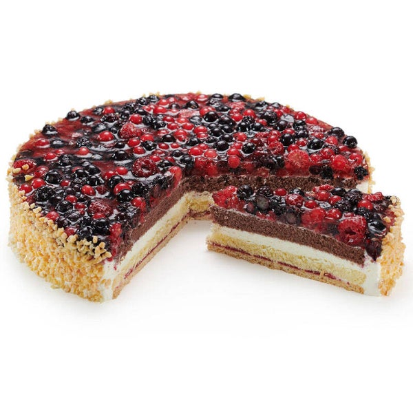 Beerentorte mit Waldfrüchten