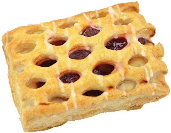 Kirsch-Blätterteig, vegan