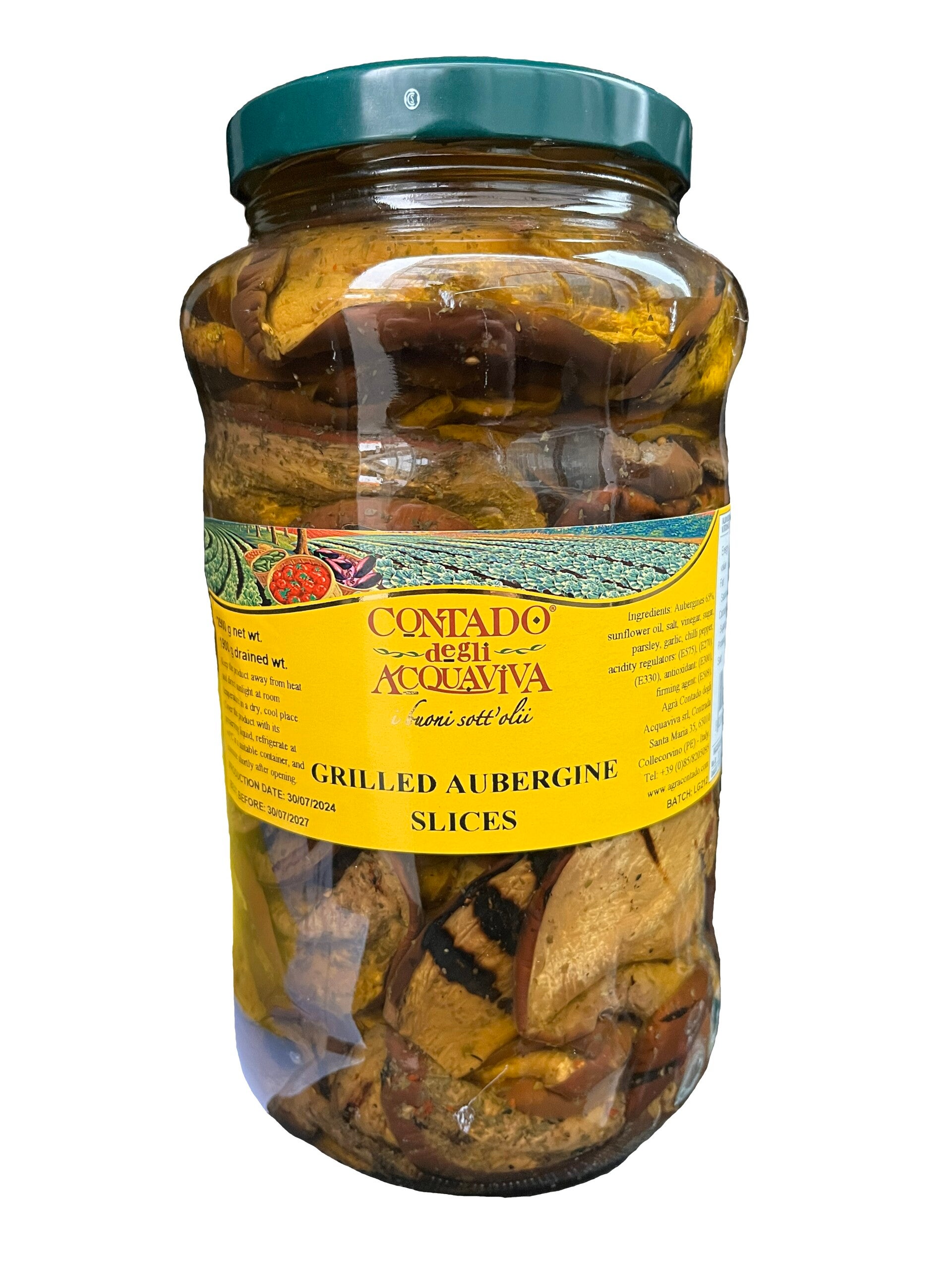 Gegrillte Aubergine Filets in Öl 3.1 ml Glas