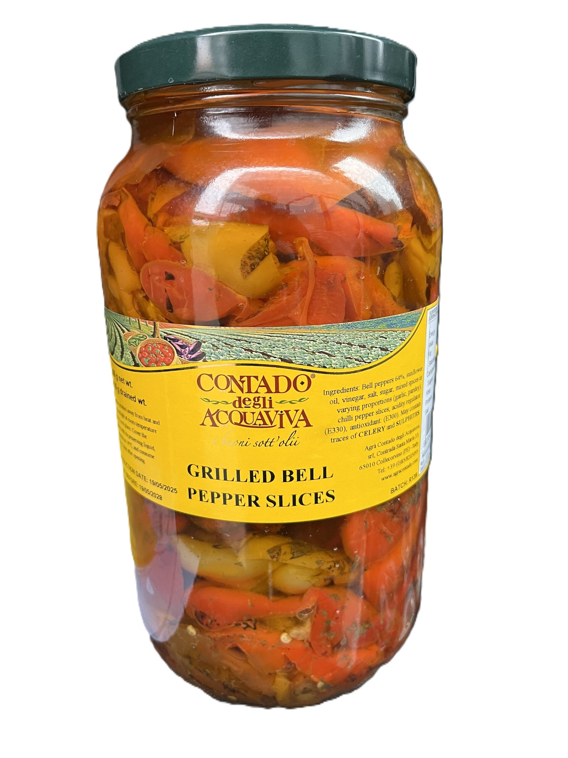 Gegrillte Peperoni Filets in Öl 3.1 ml Glas