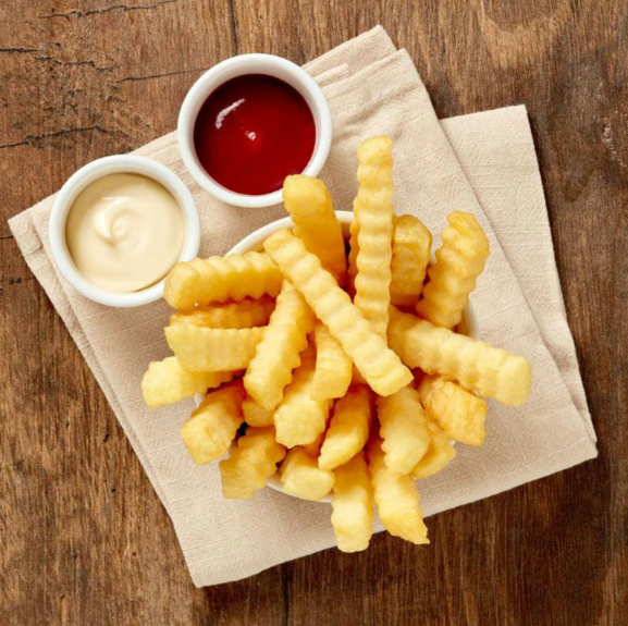Pommes Wellenschnitt 12 mm 12.5 kg