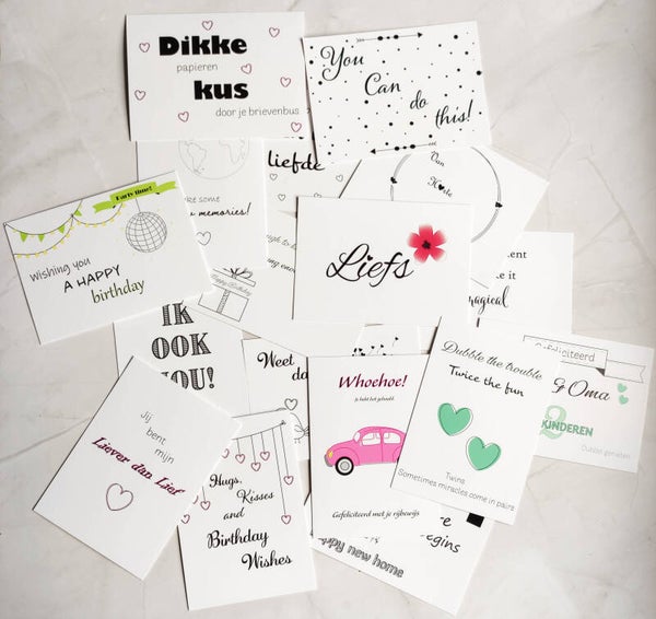 Bundeltje ansichtkaarten