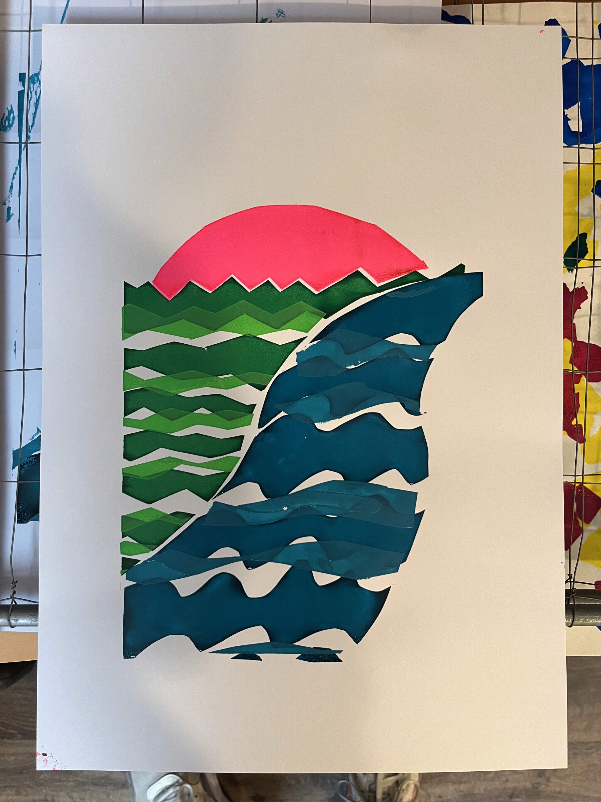 Workshop freestyle zeefdrukken - 2 uur