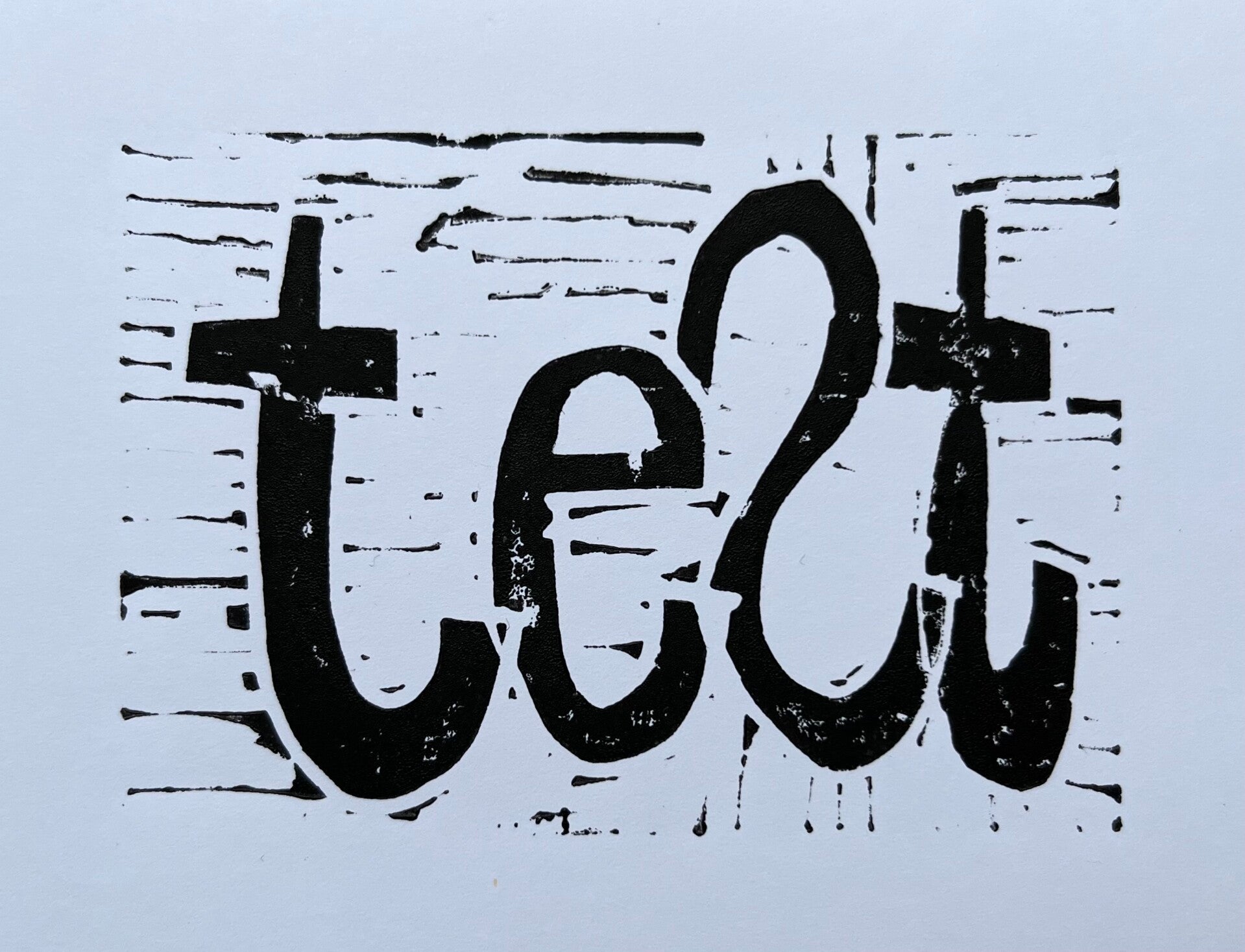 Test-workshop linosnede - 2 uur