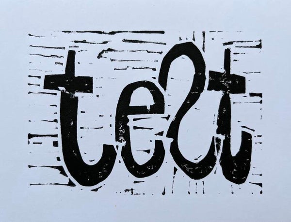 Test-workshop linosnede - 2 uur