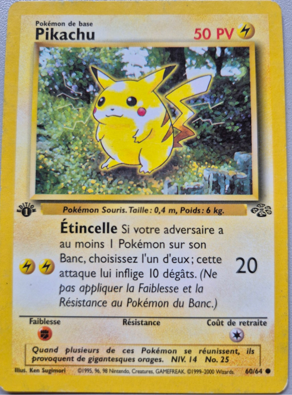 Pikachu Jungle Ed 1