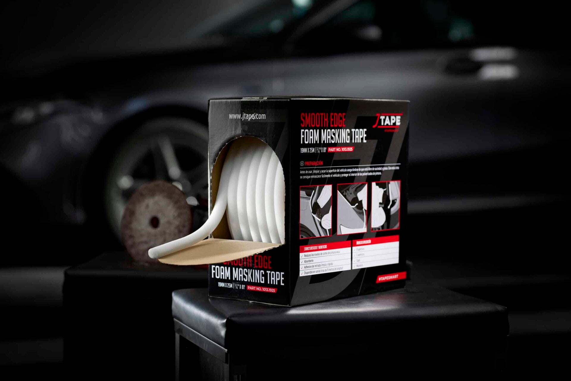 J tape 13mm soft edge foam masking tape