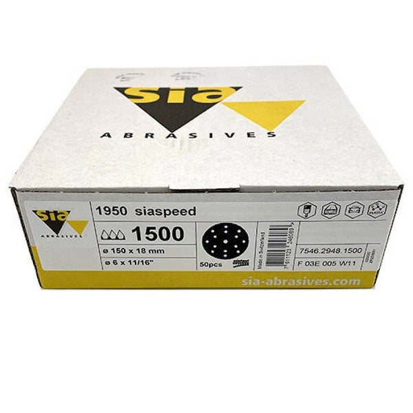 Sia speed 1500 grit sanding discs 50pk