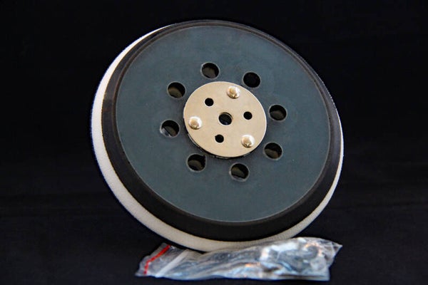 Universal sander backing plate 6"