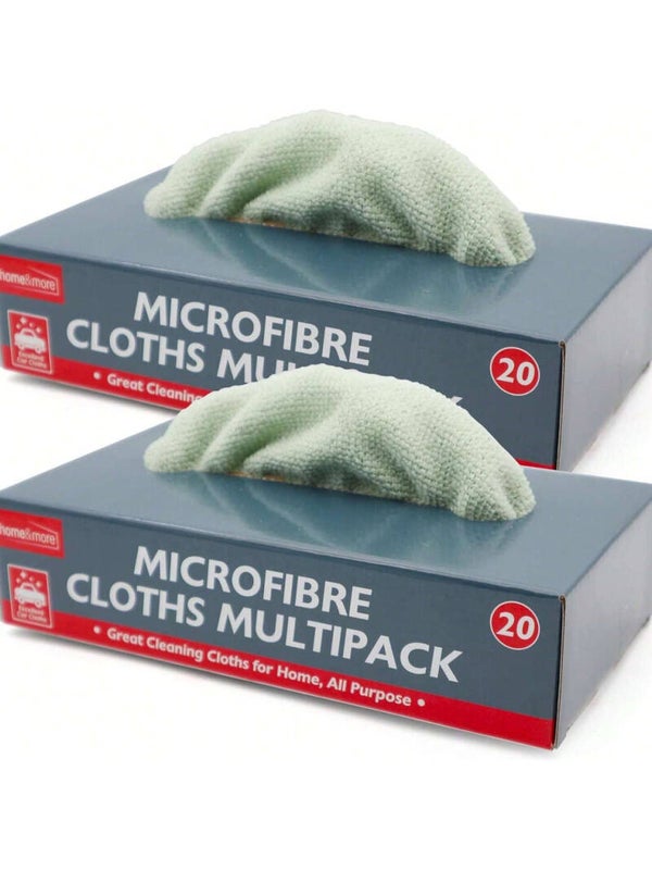 20pk of microfibre cloths in a pull box
