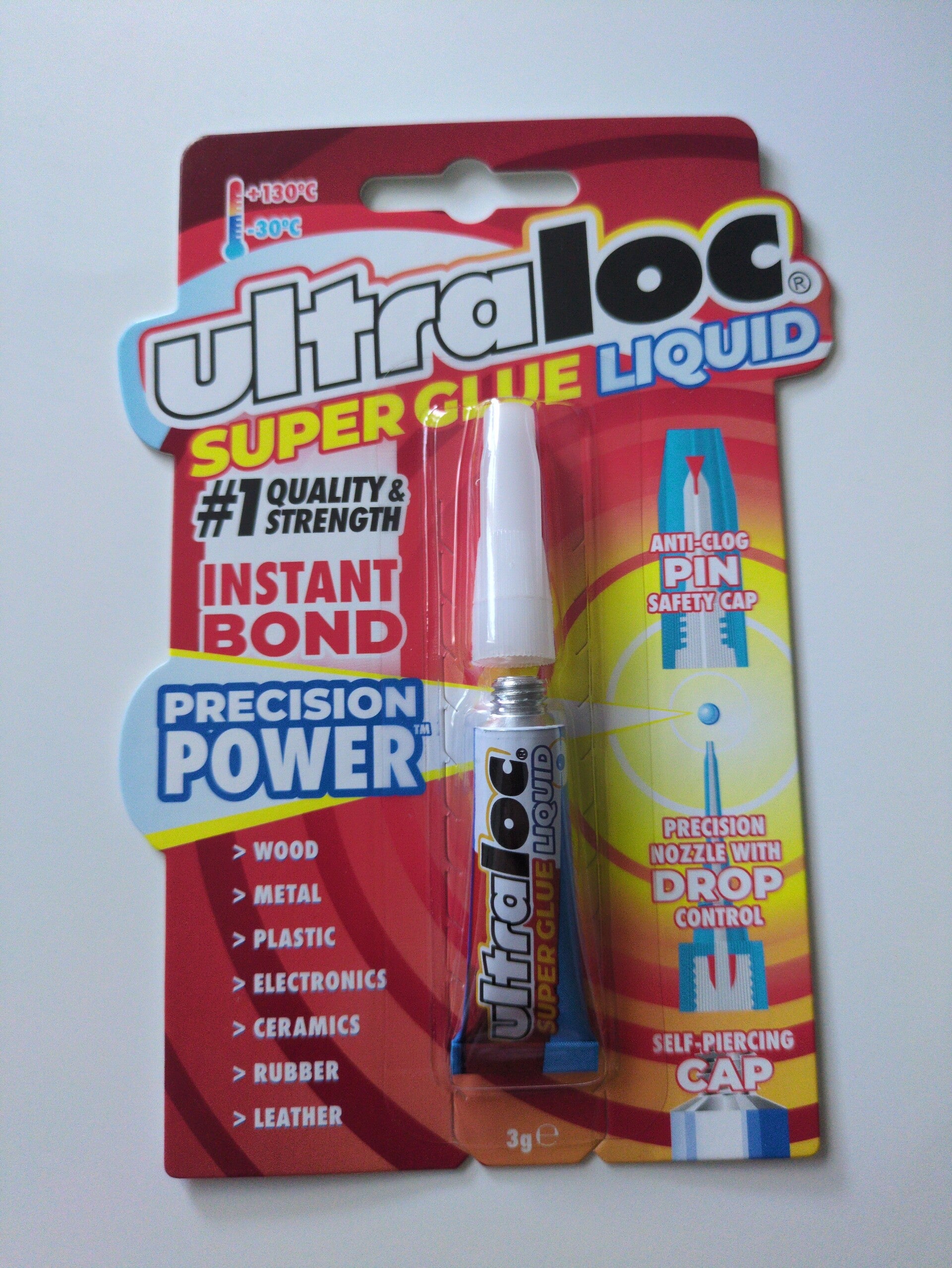 Ultra loc super glue liquid 3g