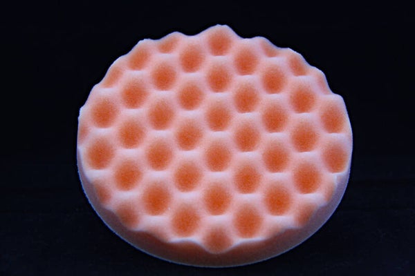 Orange waffle polishing pad 150mm