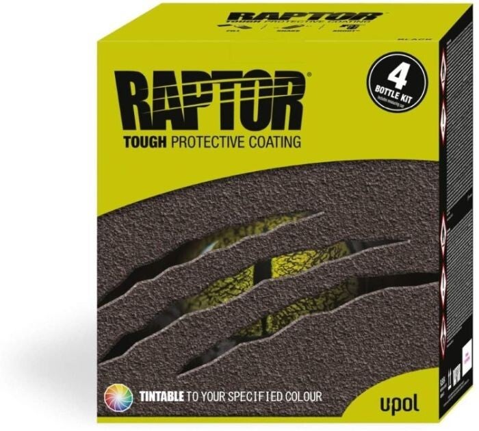 Upol raptor kit tintable 4 bottles with hardener