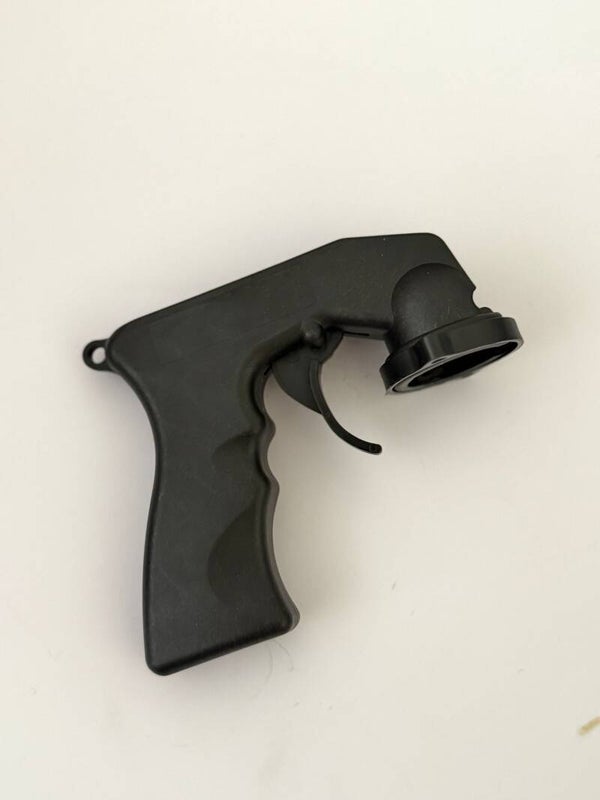 Aerosol spray gun adapter trigger