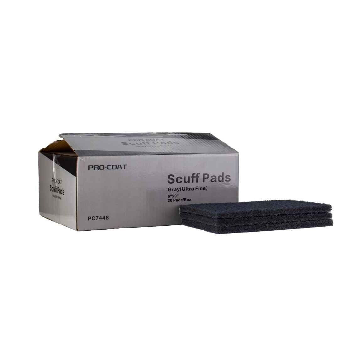 Procoat scotch brite pads in grey