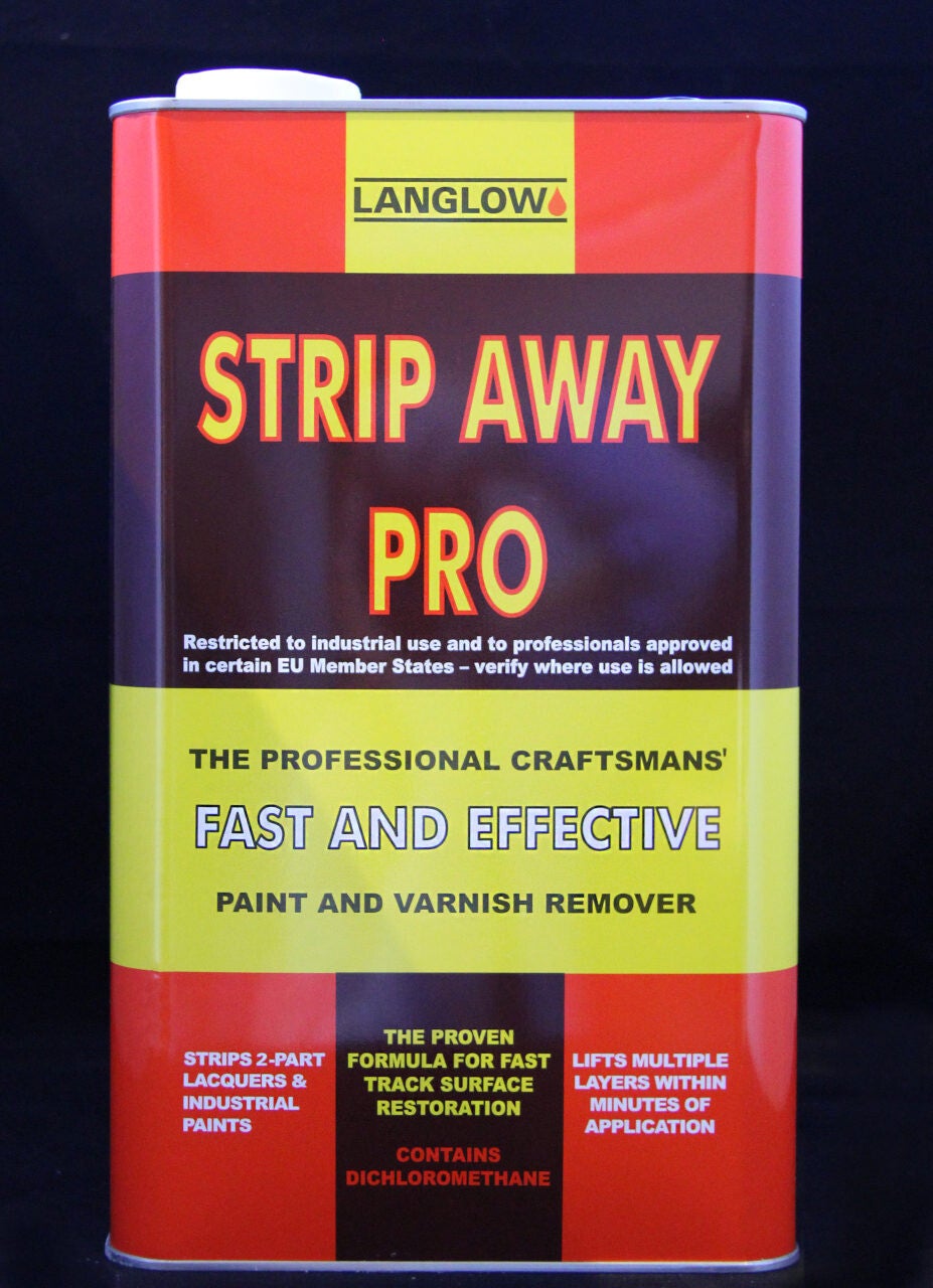Langlow strip away pro 5ltr paint stripper