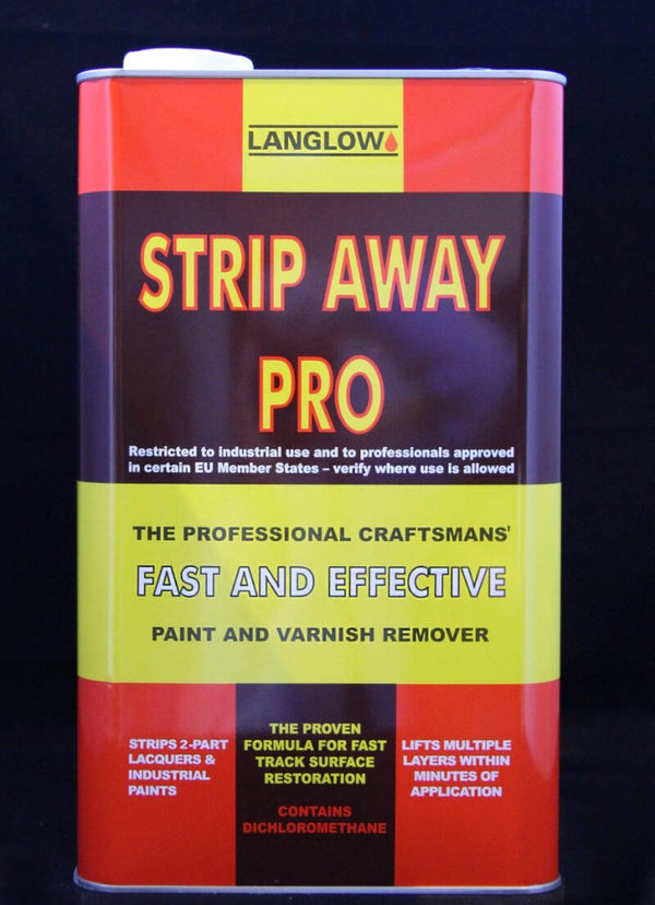 Langlow strip away pro 5ltr paint stripper