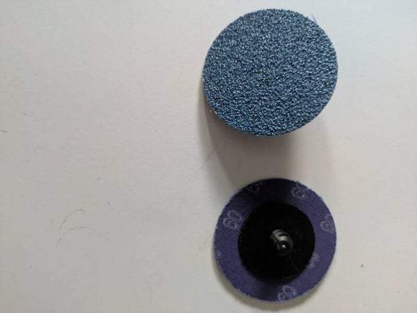 50mm quick lock roloc discs P60 pk25