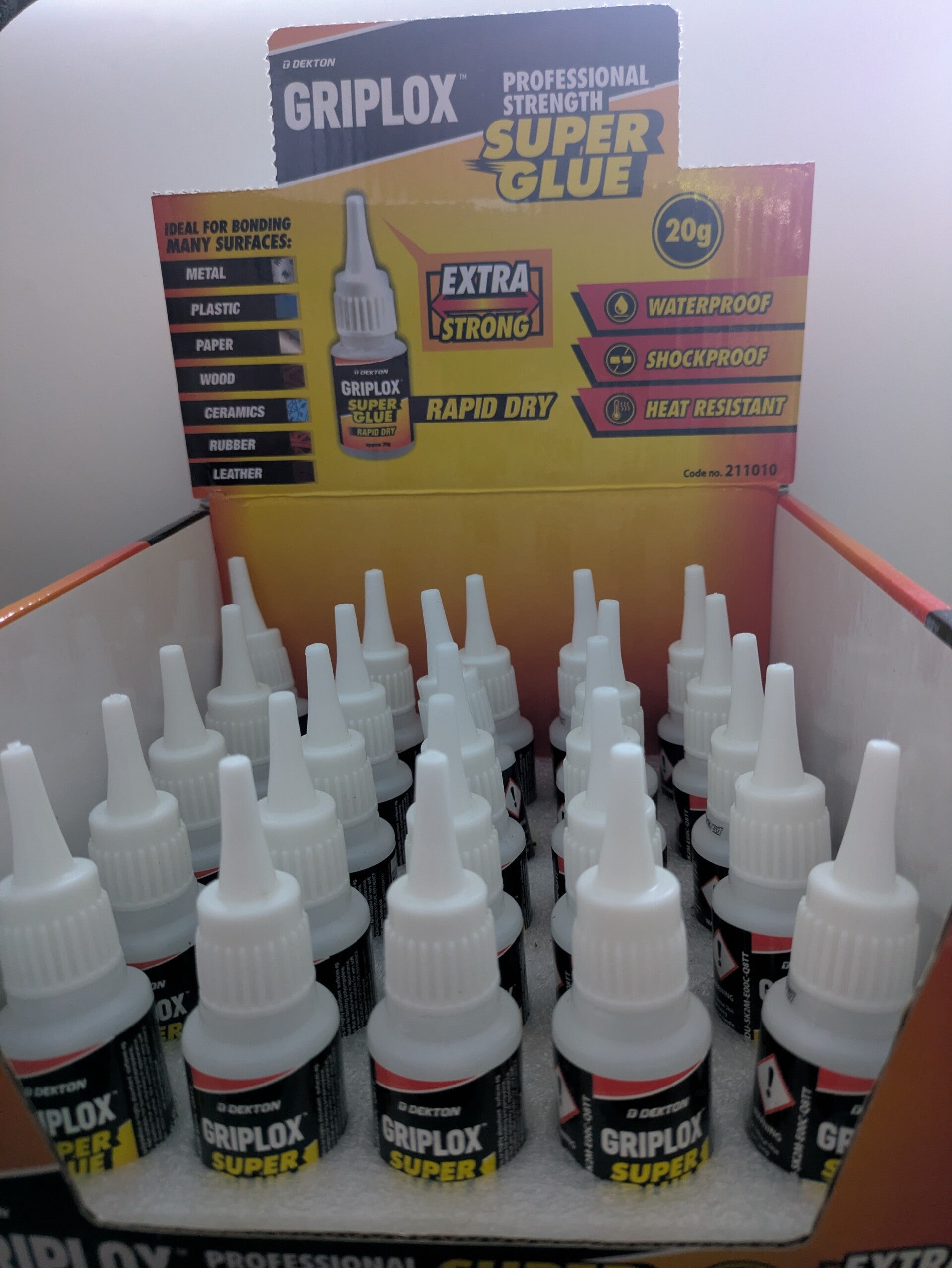 Griplox professional super glue extra strong 20g