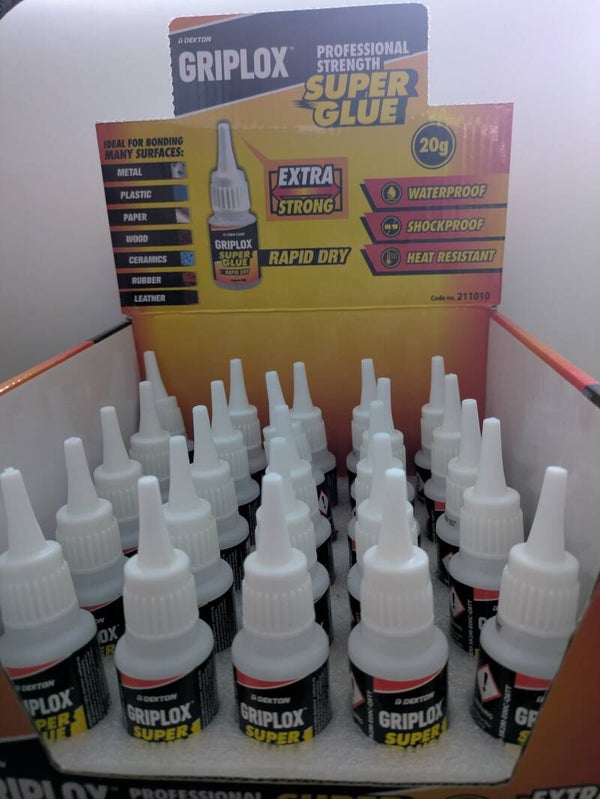 Griplox professional super glue extra strong 20g
