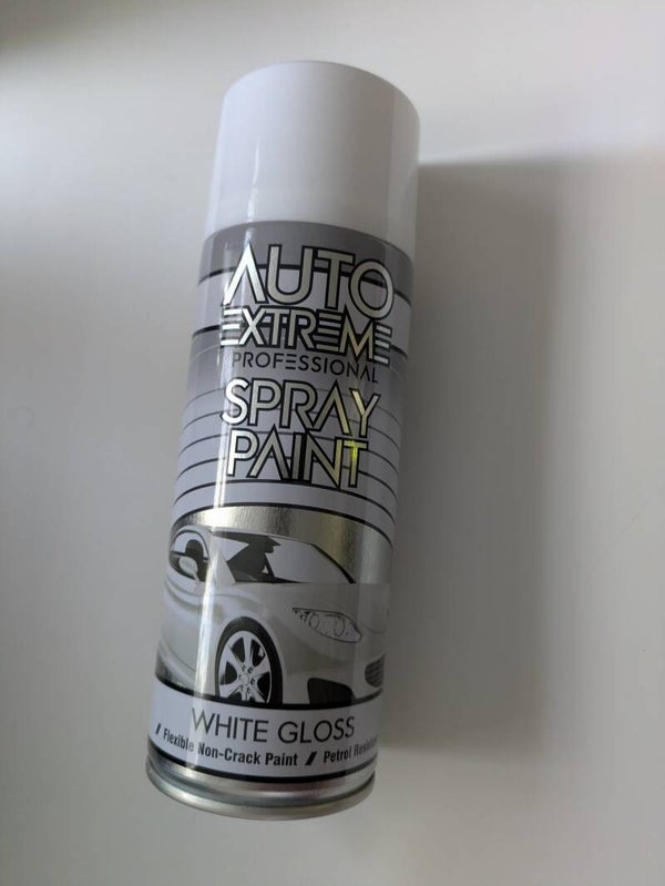 Gloss white auto extreme aerosol 400mil