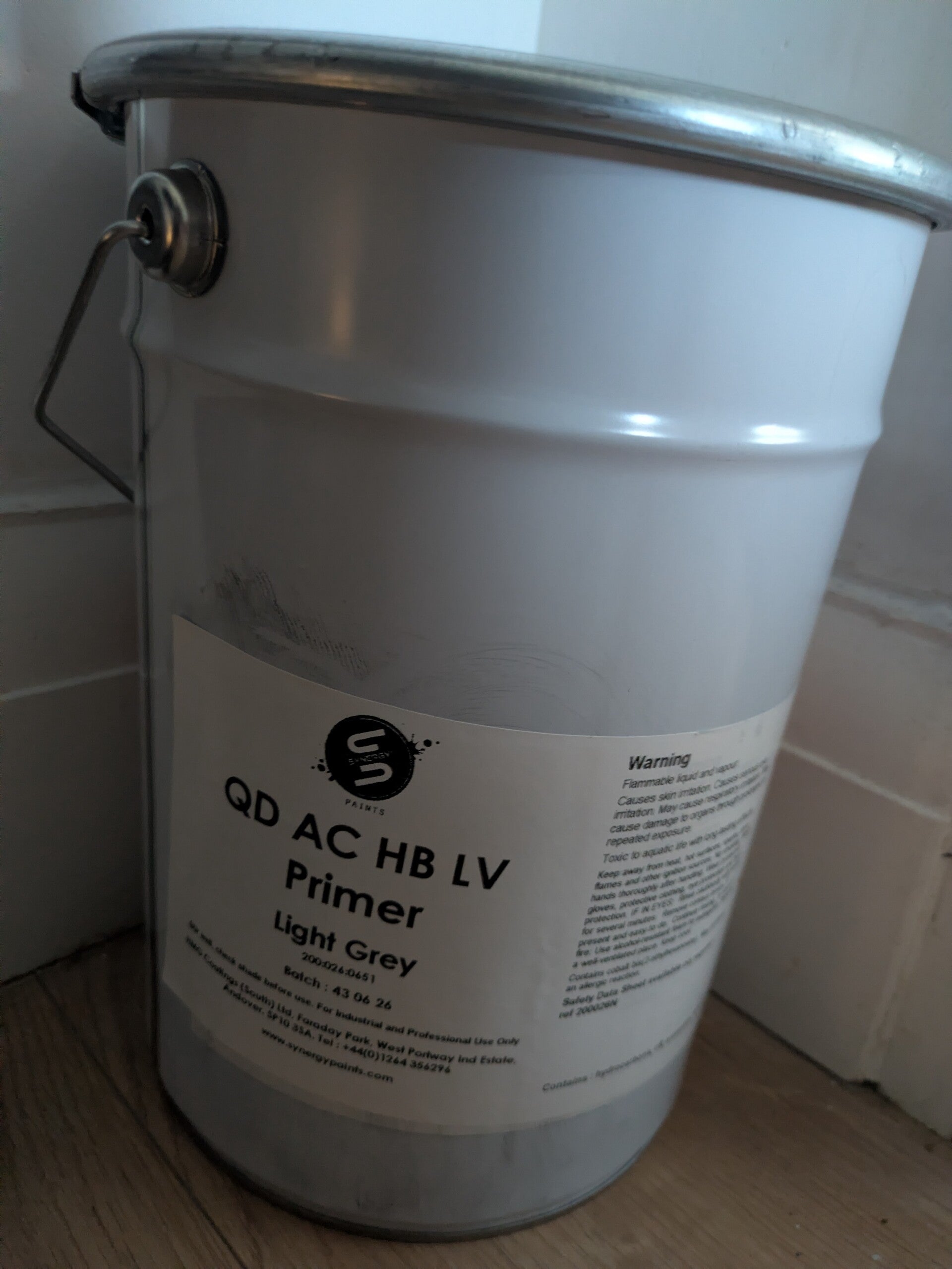 5ltr zinc phosphate primer light grey