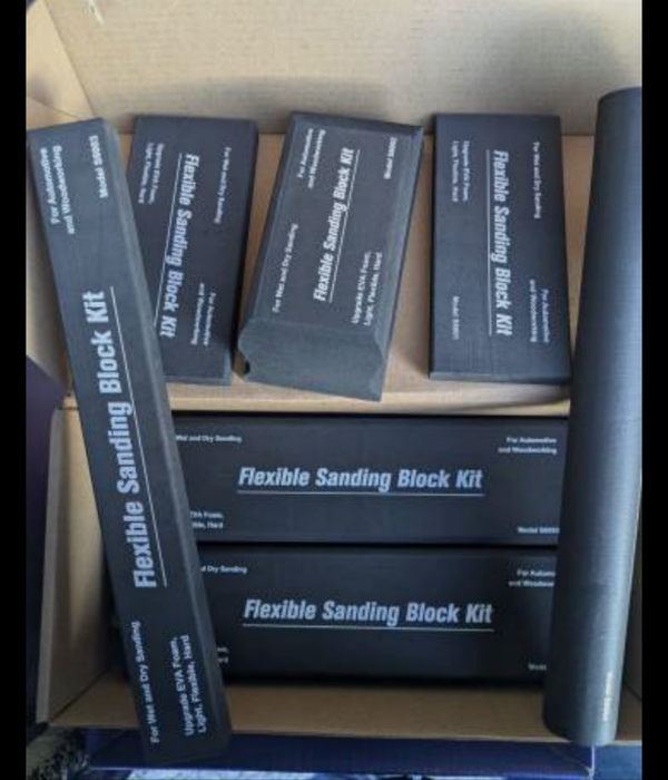 Sanding block kit 7 pieces