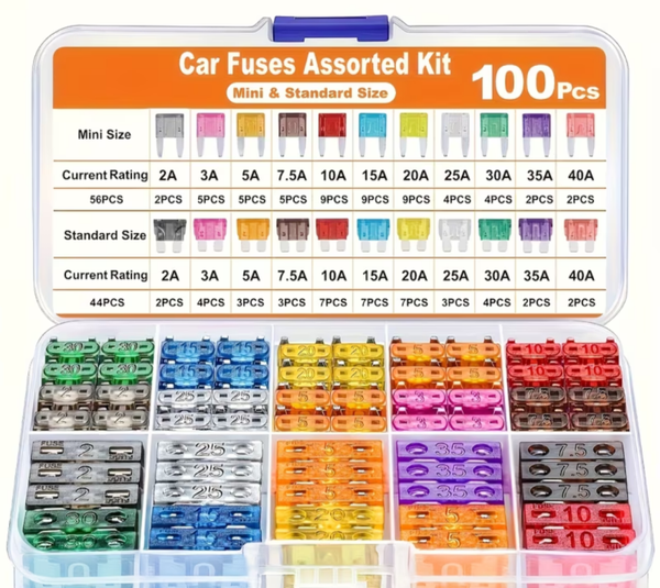 100pcs blade car fuses