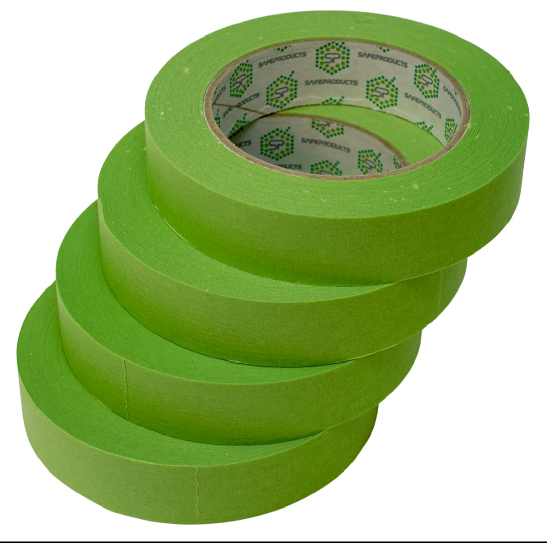 Green masking tape 24mm 36 rolls per box