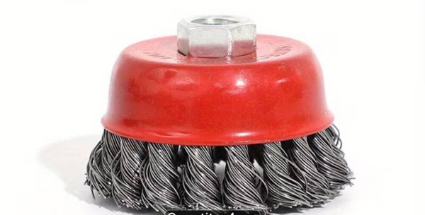 Wire wheel twisted metal m14 thread for 115mm grinder