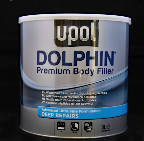 Upol dolphin deep fill body filler 3ltrs