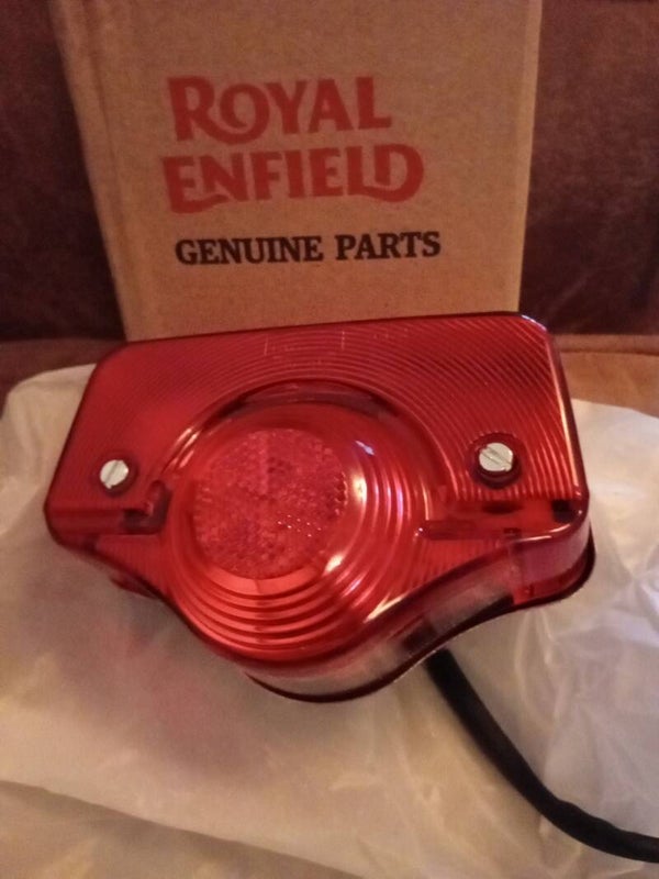 Royal Enfield Bullet Rear Brake Tail Light Lamp Part No 144357/F With Bulb
