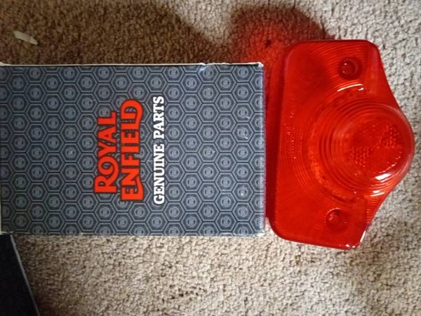 Rear tail light lens