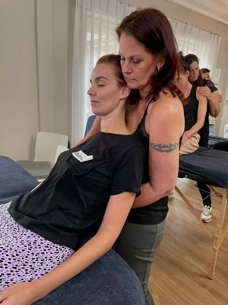 Fascial unwinding, bindweefsel, cupping massage, ademwerk