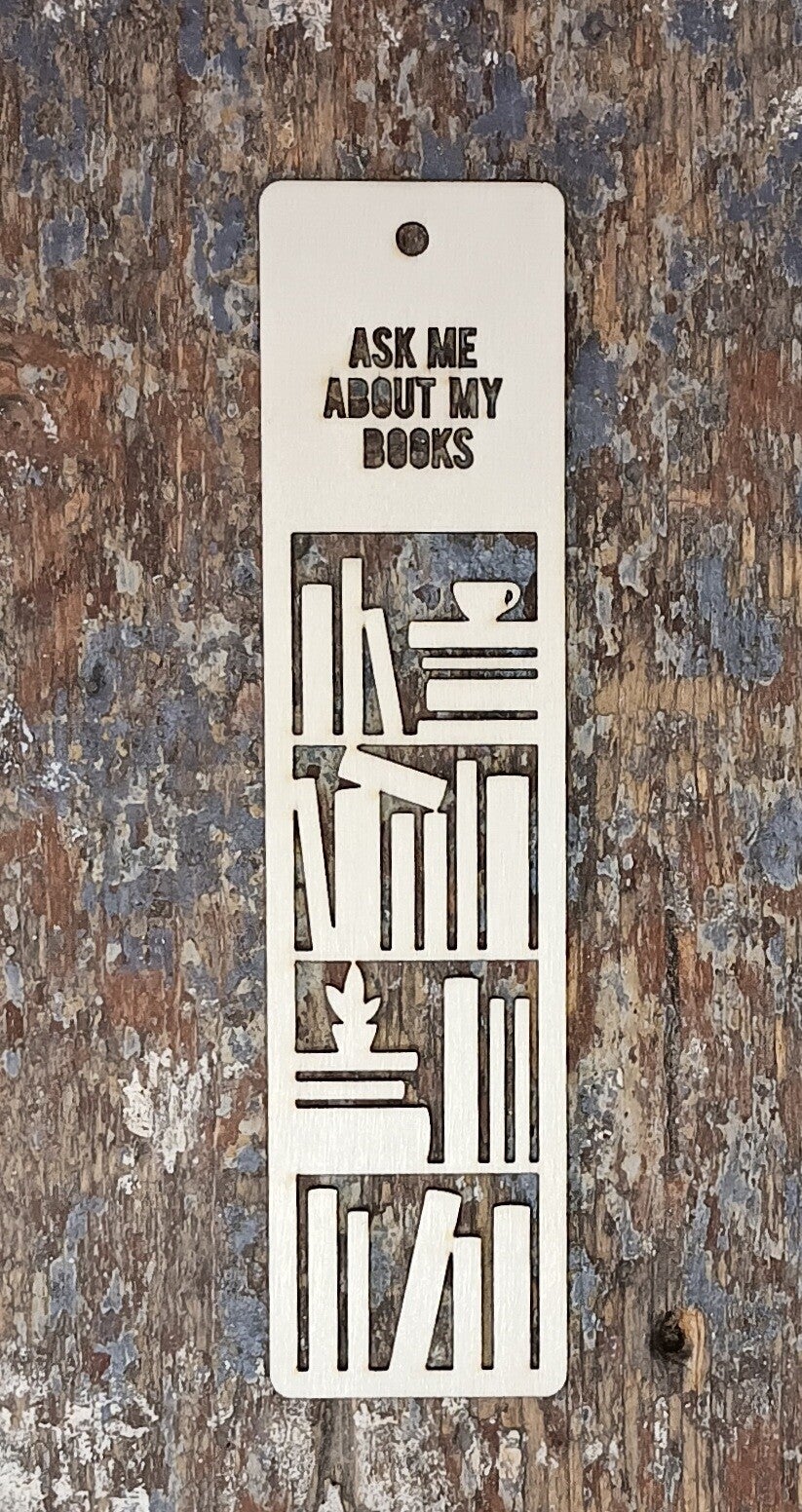 Kirjanmerkki ask my books