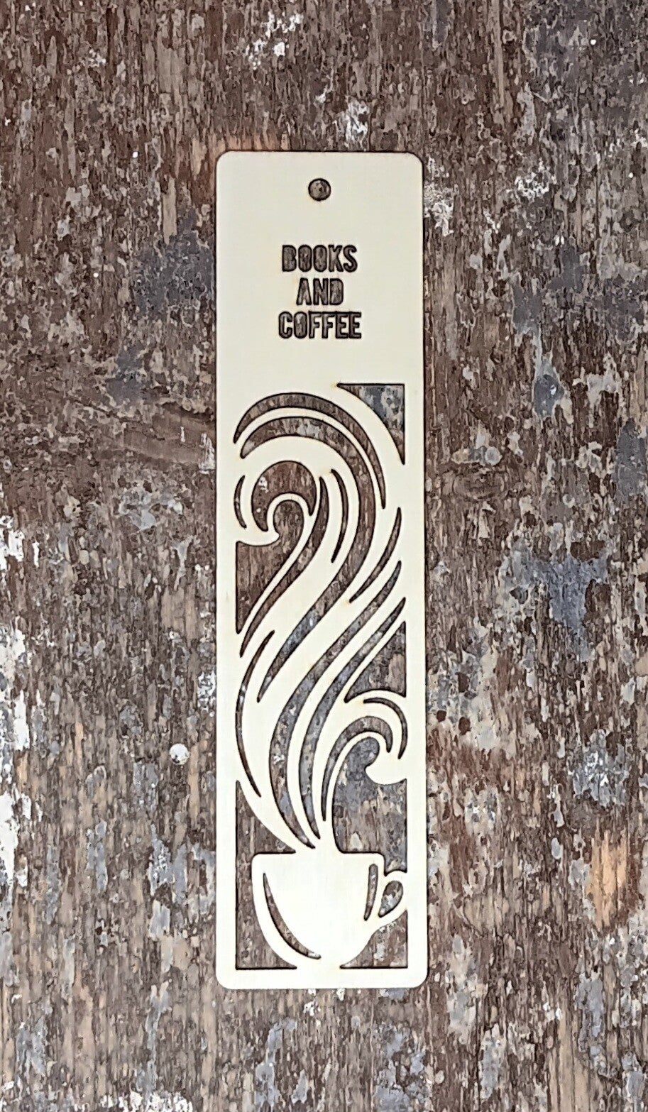 Kirjanmerkki books and coffee