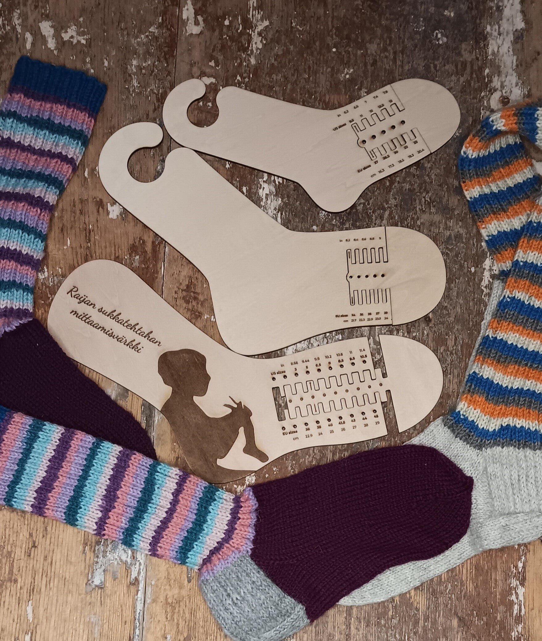 Sukkaplokki säädettävä 3 kokoa personoitu