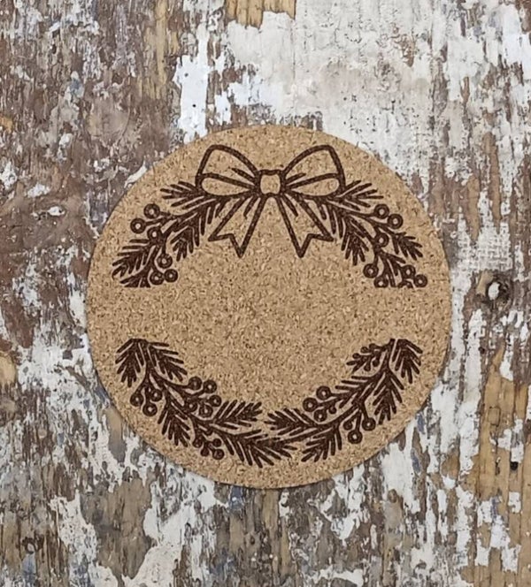 Korkki lasinalunen rusetti oksat