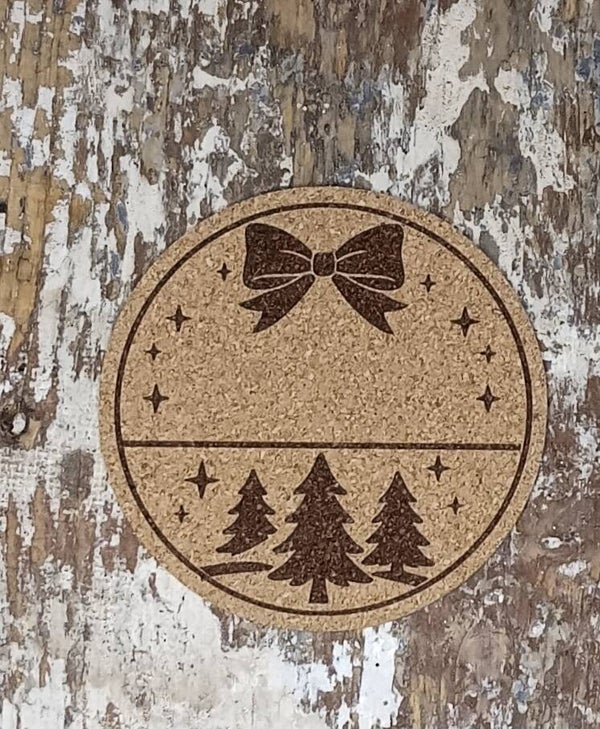 Korkki lasinalunen rusetti kuuset