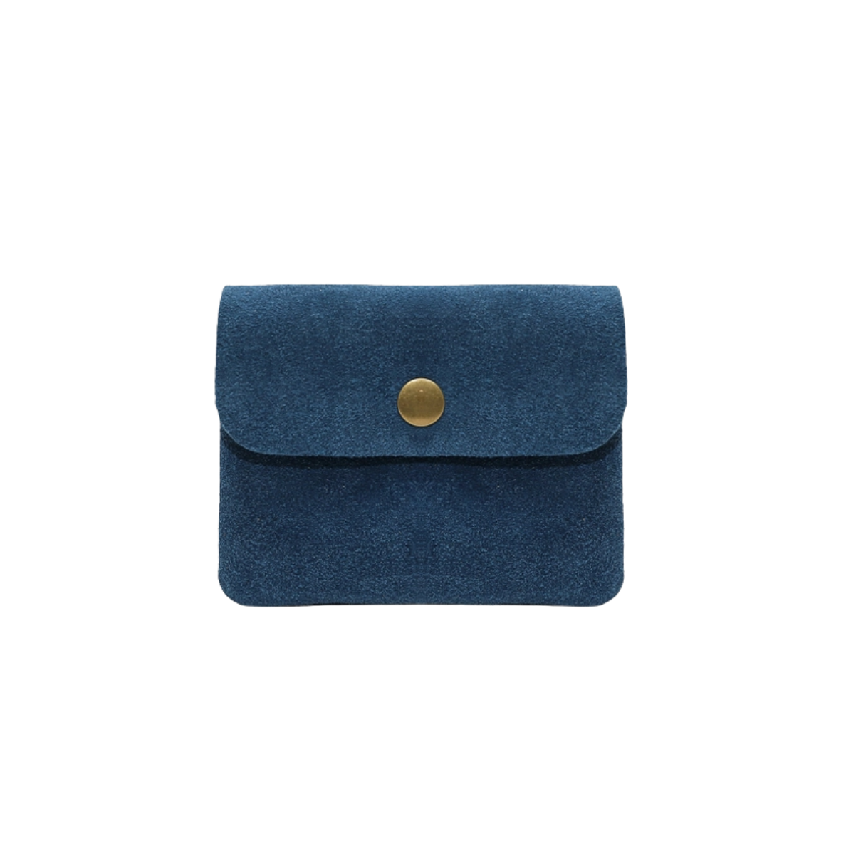 Lederen portefeuille blauw